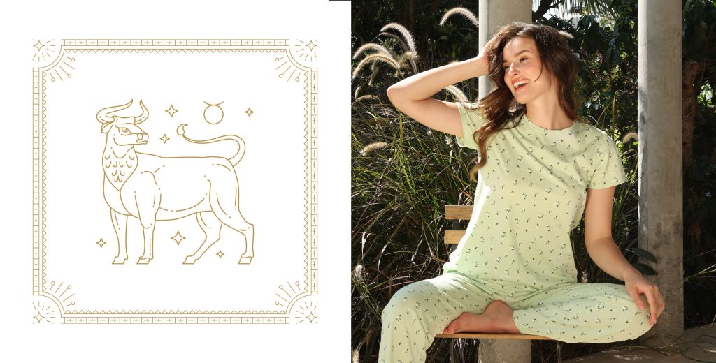 Zivame Floral Sleepwear Set for Birth Sign Taurus