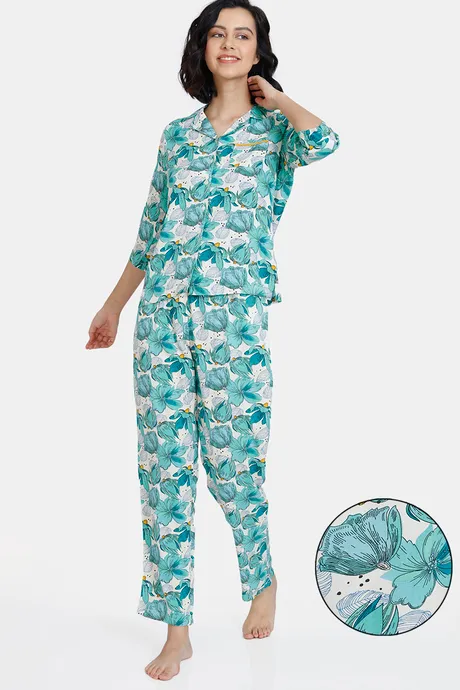 Floral Pyjama Sleepwear Set Zivame