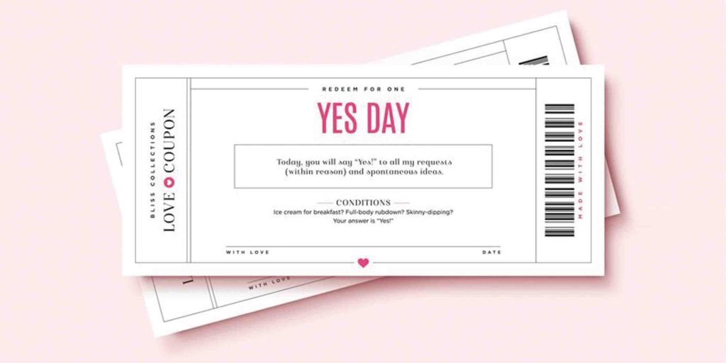 DIY love coupons for valentine's day
