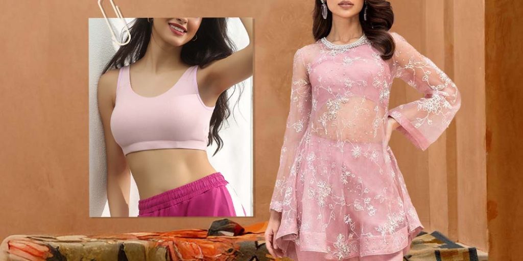 Comfy bralette for wearing under sheer kurtas