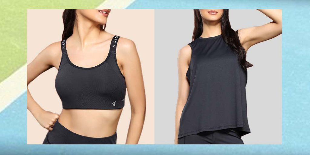 Sports bras and tank tops