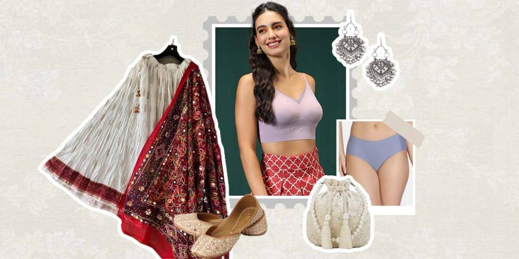 white colour navratri outfits