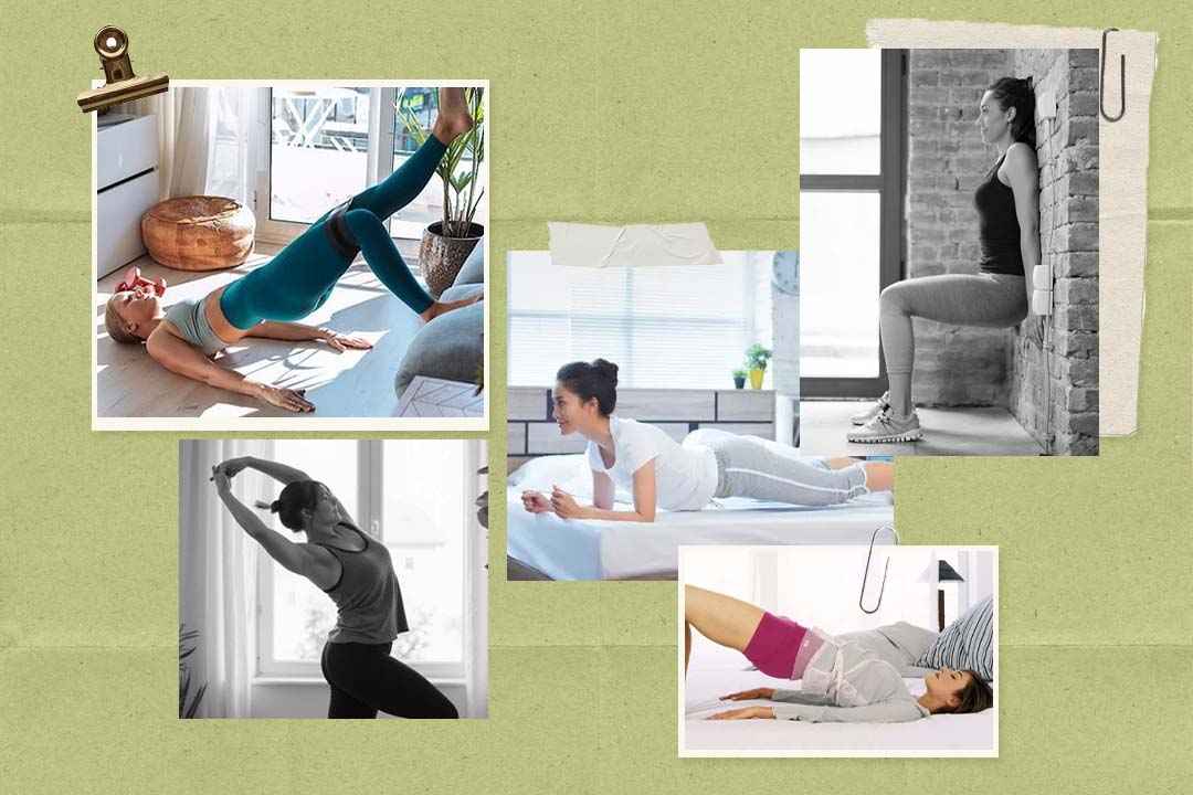 Lazy Girl Exercises at home